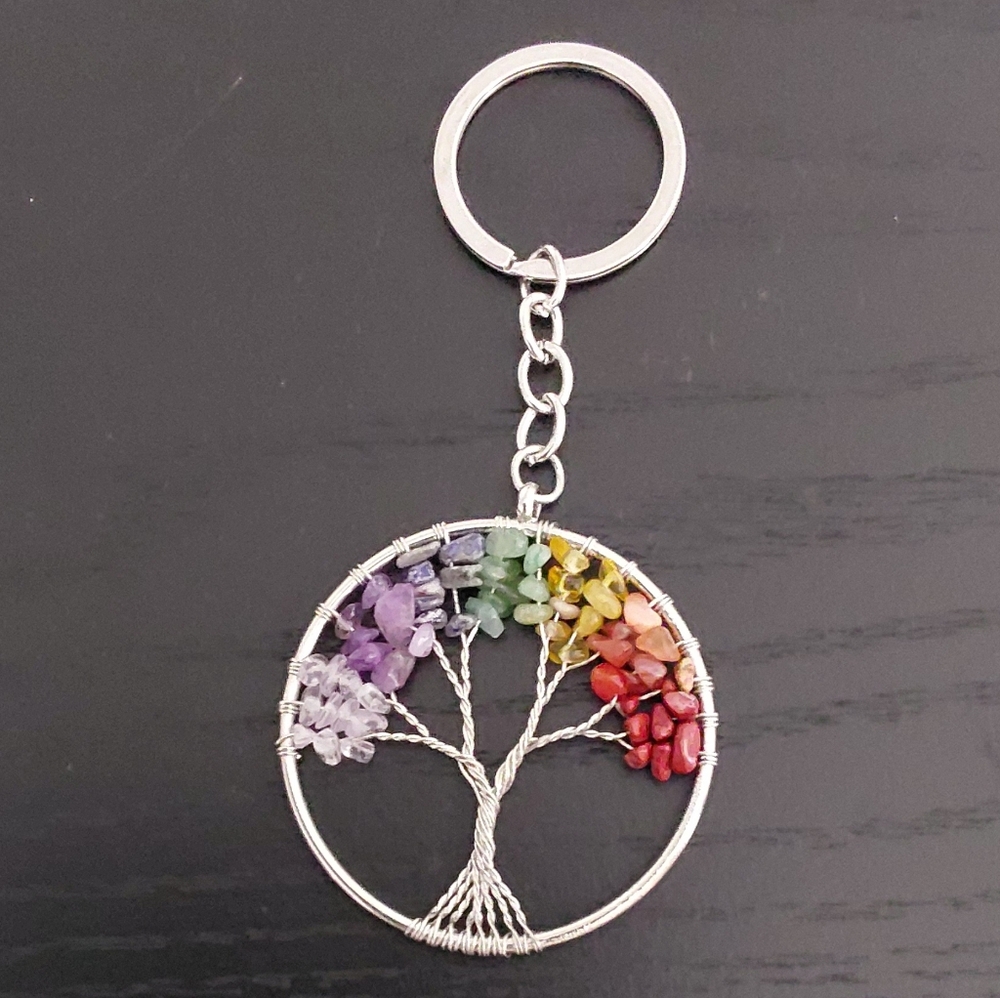Chakra Tree of Life Keychain